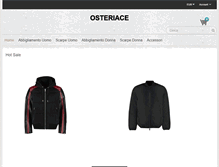 Tablet Screenshot of osteriaceraunavolta.it